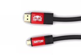 Gator Cable 10 feet Red Micro HDMI to HDMI Cable Adapter with durable and rugged aluminum housing Converter for... N4