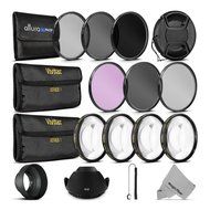 52MM Lens Filter Bundle (Macro Close-Up UV CPL Polarizing FLD ND) for NIKON DSLR N4
