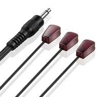 IR Infrared Emitter Extender Cable Extension (10 Feet) Triple Head3 Eye 3.5mm Jack Infrared Red Transmitter Blaster... N4