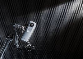 RICOH digital camera RICOH THETA m15 yellow 360 &Acirc;&deg; all the celestial sphere image shooting device 0910702 N4