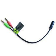VIMVIP 3.5mm Female to Dual 3.5 Male Mic &amp; Stereo Audio Y Splitter Cable Cord for PC Laptop N8