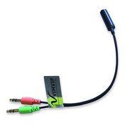 VIMVIP 3.5mm Female to Dual 3.5 Male Mic &amp; Stereo Audio Y Splitter Cable Cord for PC Laptop N9