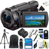 Sony FDR-AX33 4K Ultra HD Handycam Camcorder + Pixi-Advanced Accessory Kit N3