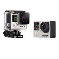Gopro Hero4 Black Edition Camera HD Waterproof to 131 Camcorder with Deluxe Carrying Case + Head Strap + Chest...