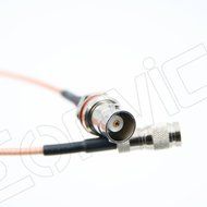 Eonvic BNC female bulkhead Oring to DIN 1.0/2.3 male Straight 75ohm RG179 Pigtail cable N2