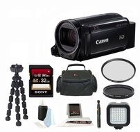 Canon VIXIA HF R700 Full HD 1080p Camcorder (Black) with Deluxe Bag &amp; 32GB Memory Card Accessory Bundle N6