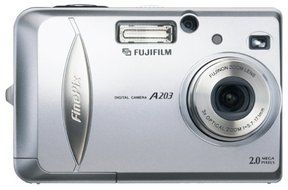 Fujifilm FinePix A203 2.1MP Digital Camera w/ 3x Optical Zoom N2
