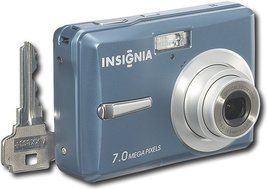 Insignia NS-DSC7B09 7MP Digital Camera BLUE N2