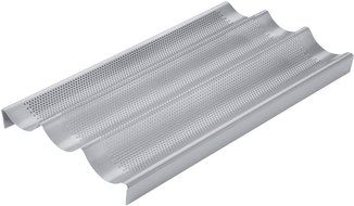 Chicago Metallic Commercial II Non-Stick Perforated Baguette Pan N6