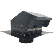 BUILDERS BEST 012635 Black Metal Roof Vent Cap (4 Collar) consumer electronics