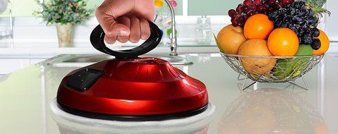 Ewbank CFP700 Cha-Cha 2 Rechargeable Upright and Handheld Cordless Duster Buffer, Red Finish N2