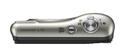 Nikon COOLPIX L31 16.1MP Compact Digital Camera 5x Optical Zoom and 2.7-inch Lens (Silver)(Certified Refurbished) N2