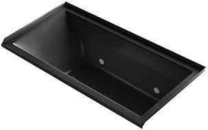 KOHLER 1167-RVBC-K4 Underscore 60-Inch x 30-Inch Alcove VibrAcoustic Bath with Chromatherapy and Right-Hand Drain... N6