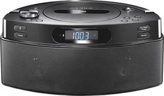 Insignia - CD Boombox with AM/FM Tuner - Black with Bluetooth N2