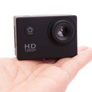 Olymstore Full HD 1080P Waterproof 140-Degree Wide-angle Lens Mini Sports DV (US Standard) Black N5