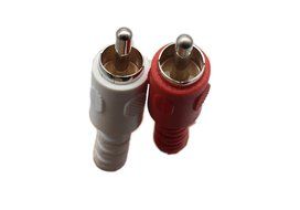 LEMENG 5 Feet Splitter Patch Y Cable -gold plated 1 XLR Male to 2 RCA Male N4