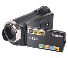 Video Camcorders, Besteker Portable Digital Video Camera Max 20.0 MP 1080P Camcorder HD Support WIFI and IR 3.0... N15