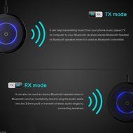 Bluetooth 4.1 Wireless Audio Transmitter Receiver Aptx Low Latency, Kobwa 2 in 1 Bluetooth Receiver 3.5mm Jack... N4