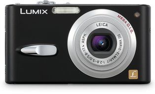 Panasonic DMC-FX3K 6MP Digital Camera with 3x Optical Image Stabilized Zoom (Black) N7