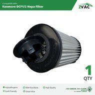 Kenmore DCF1 / DCF2 HEPA Filter DCF-1 / DCF-2 Washable Replaces 82720, 82912 and 02082720000 Fits Kenmore Progressive...