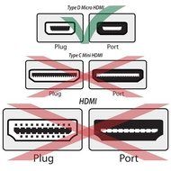 Importer520 6ft Micro-HDMI to HDMI Cable for Amazon Kindle Fire HD 7 inch , Kindle Fire HD 8.9 inch / Kindle Fire...