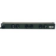 Tripp Lite 6 Outlet Rackmount Network-Grade PDU Power Strip, Front-Facing, 1U, 15A, 15ft Cord with 5-15P Plug... N5