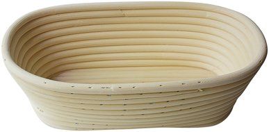 Bread Experience 9 inch Oval Banneton Bread Proofing Basket, Instruction Card N2