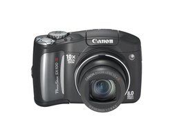 Canon PowerShot SX100IS 8MP Digital Camera with 10x Optical Image Stabilized Zoom (Black) N8