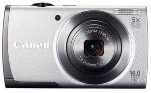 Canon Digital Camera PowerShot A3500 IS 5 times zoom PSA3500IS (Silver) 28mm wide-angle optical (SL) - International... N2