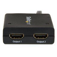 StarTech.com ST122HD4KU 4K HDMI 2-Port Video Splitter Built-In HDMI Source Cable N8