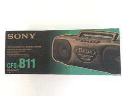 Sony Radio Cassette Recorder Boombox, with AM/FM Radio (Model # CFS-B11) N5