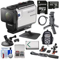 Sony Action Cam HDR-AS300 Wi-Fi HD Video Camera Camcorder with Shooting Grip Tripod + Action Mounts + 64GB Card...