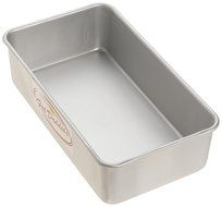 Fat Daddio's Anodized Aluminum Bread Pan Single, 9 Inches by 5 Inches by 2 3/4 Inches