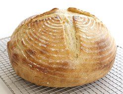 Banneton Proofing Basket 8.5&rdquo; Round with Cloth Liner and FREE Flexible Bowl Scraper for Shaping Dough | Only From... N8