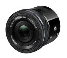 Olympus Air A01 Black Body with Black 14-42mm EZ Lens (Certified Refurbished) N5