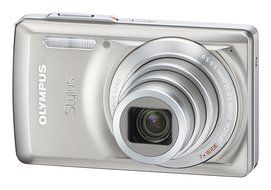 Olympus Stylus 7030 14 MP Digital Camera with 7x Wide Angle Dual Image Stabilized Zoom and 2.7-Inch LCD (Titanium... N2