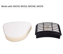 I-Clean Replacement Filter Set, 1 Felt Filter&amp;1 Foam&amp; For Hap Filter Shark XFF350/XHF350 Navigator Lift-Away NV350... N6