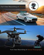 VIGICA 720 Degree Panoramic Video Camera 0.96'' LCD 1440*1080PP 220 Degree Fisheye Wild-angle Lens Video Capture... N4