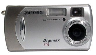 Samsung Digimax 301 3.2MP Digital Camera with 3x Digital Zoom