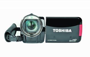 Toshiba Camileo X100 Full-HD Camcorder - Silver/Black (Discontinued by Manufacturer) N10