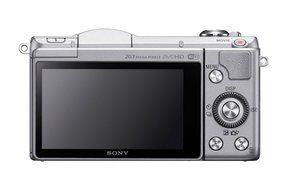 Sony Alpha A5000 ILCE5000/S 20.1 MP Mirrorless Interchangeable Lens Camera Body Only (Silver) N2