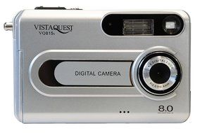 VistaQuest VQ815s 8MP Digital Camera 1.5" Color LCD Display 8X Zoom, Silver