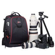 EIRMAI EMB-D2330-R SLR/DSLR Digital Camera Backpack Bag for Cameras and Accessories Red Vehicle Package N2