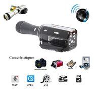 G-Anica Compact Camera HD Camcorder DVR 720p - (3 Screen, 8x Zoom, 720P HD Recording) Video Camera, Black