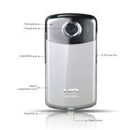 MARVUE V80 FHD Digital Video Recording 1080P Camcorder Blue-Ray Touch Button 3.5 Inch HD Screen (YELLOW) N17