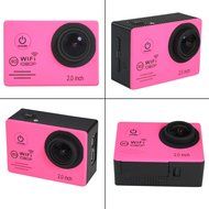 SJ7000 Action Camera 2-inch LCD HD Waterproof Wifi Sports Cam Camcorder (Pink) N3