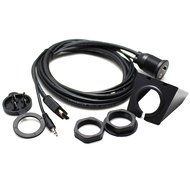 RAYSUN 1 Meter USB and 3.5mm AUX Extension Flush Mount - USB Dash Mount for Car Boat Motorcycle N25