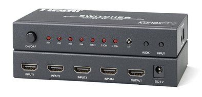 Kanex Pro SW-HD4X1AUD4K 4 x 1 HDMI Switcher with 4K