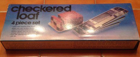 Rowoco Checkered Loaf 4 Piece Set Cake Pan N2