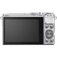 Nikon 1 J5 Wi-Fi Digital Camera &amp; 10-30mm Lens (Silver) with 30-110mm VR Zoom Lens + 64GB Card + Battery + Charger... N6